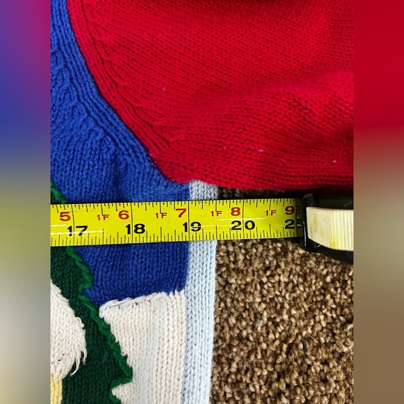 Quacker Factory Embellished Christmas Home Tree‎ Sweater Angel Peace Size M A34 - Picture 13 of 13